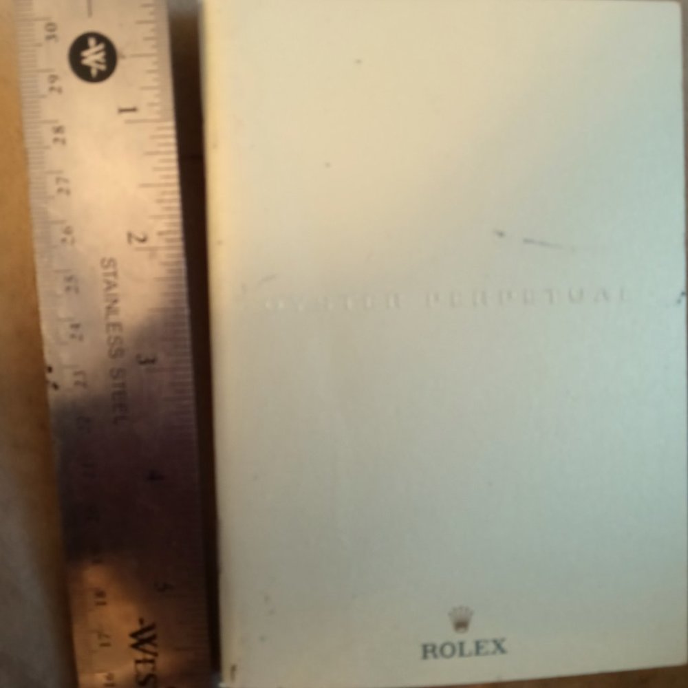 Vintage Genuine Rolex Oyster Perpetual Collection Booklet 2008 From Tourneau.